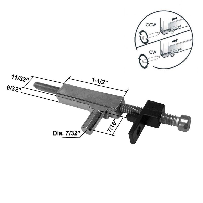TechnologyLK Metal Adjustable Pivot Hinge for Framed Shower Doors - Image 2